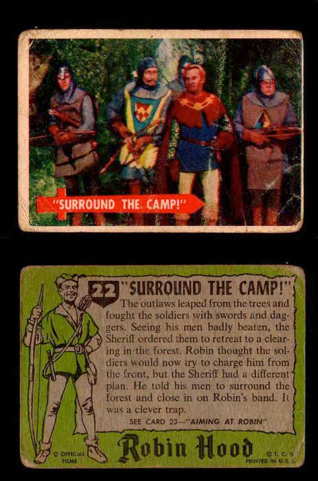 1957 Robin Hood Topps Vintage Trading Cards You Pick Singles #1-60 #22  - TvMovieCards.com
