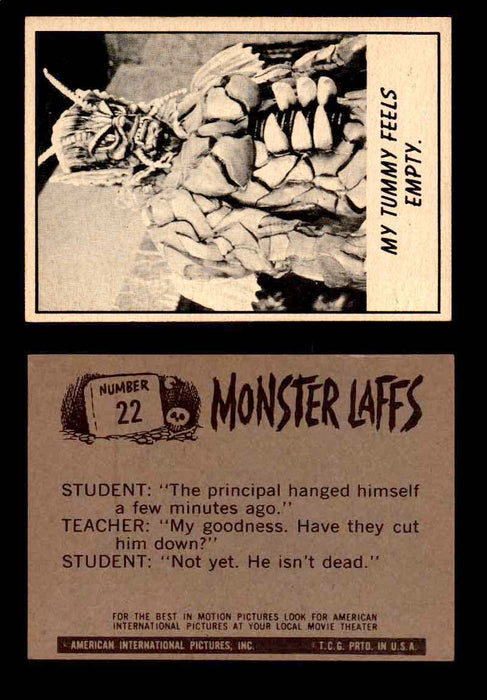 Monster Laffs 1966 Topps Vintage Trading Card You Pick Singles #1-66 #22  - TvMovieCards.com