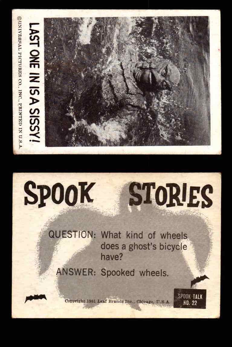 1961 Spook Stories Series 1 Leaf Vintage Trading Cards You Pick Singles #1-#72 #22  - TvMovieCards.com