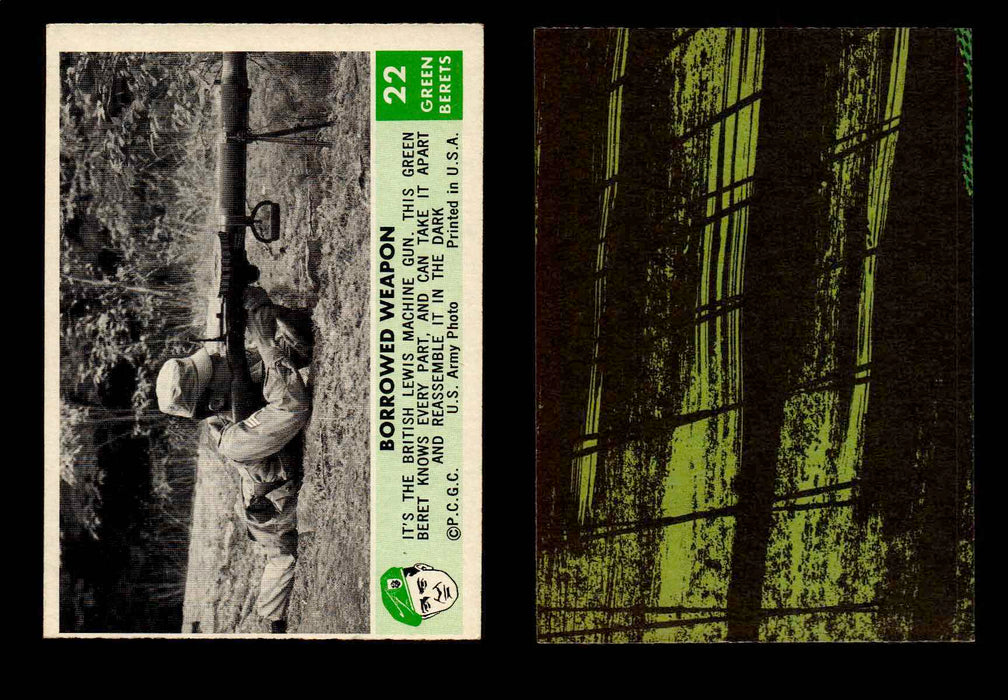 1966 Green Berets PCGC Vintage Gum Trading Card You Pick Singles #1-66 #22  - TvMovieCards.com