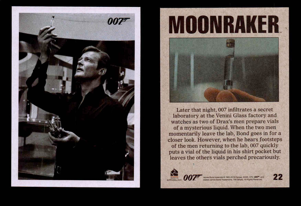 James Bond Archives Spectre Moonraker Movie Throwback U Pick Single Cards #1-61 #22  - TvMovieCards.com