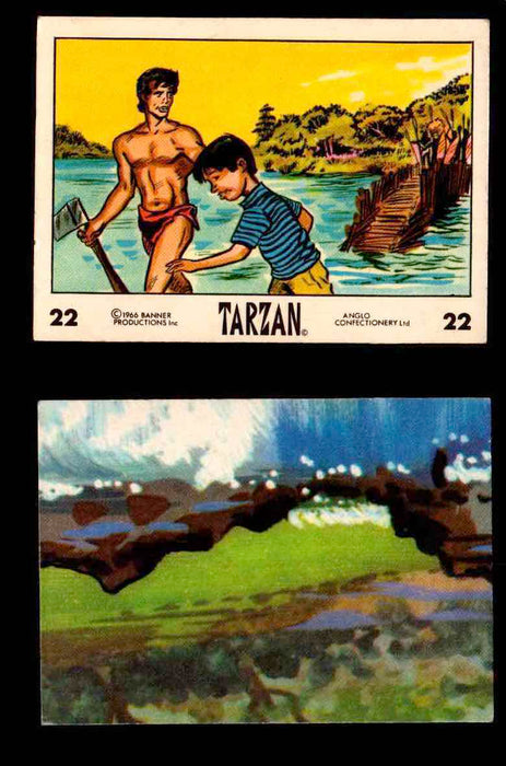 1966 Tarzan Banner Productions Vintage Trading Cards You Pick Singles #1-66 #22  - TvMovieCards.com
