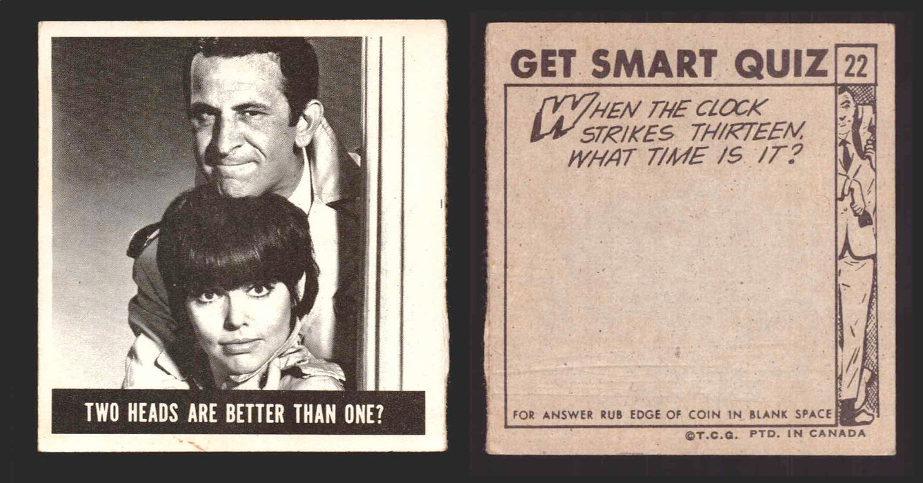 1966 Get Smart Vintage Trading Cards You Pick Singles #1-66 OPC O-PEE-CHEE #22  - TvMovieCards.com
