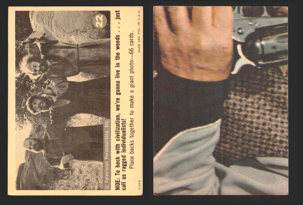 1966 Three 3 Stooges Fleer Vintage Trading Cards You Pick Singles #1-66 #22  - TvMovieCards.com