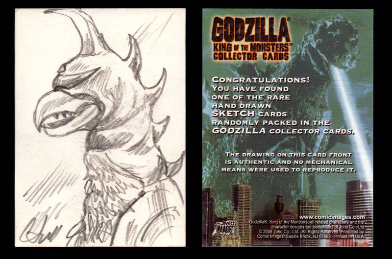GODZILLA: KING OF THE MONSTERS Artist Sketch Trading Card You Pick Singles #22 Gigan by Christopher Scalf  - TvMovieCards.com