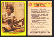 1971 The Partridge Family Series 1 Yellow You Pick Single Cards #1-55 Topps USA 22   "To Be Lovers"  - TvMovieCards.com