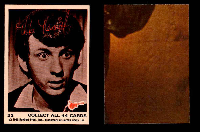 The Monkees Sepia TV Show 1966 Vintage Trading Cards You Pick Singles #1-#44 #22  - TvMovieCards.com