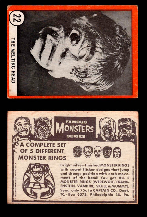 Famous Monsters 1963 Vintage Trading Cards You Pick Singles #1-64 #22b  - TvMovieCards.com