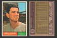 1961 Topps Baseball Trading Card You Pick Singles #200-#299 VG/EX #	235 Camilo Pascual - Minnesota Twins  - TvMovieCards.com