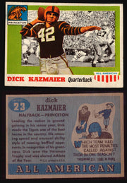 1955 Topps All American Football Trading Card You Pick Singles #1-#100 VG/EX #	23	Dick Kazmaier  - TvMovieCards.com