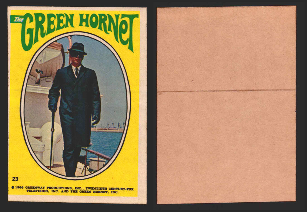 1966 Green Hornet Stickers Topps Vintage Trading Card You Pick Singles #1-44 #	23  - TvMovieCards.com