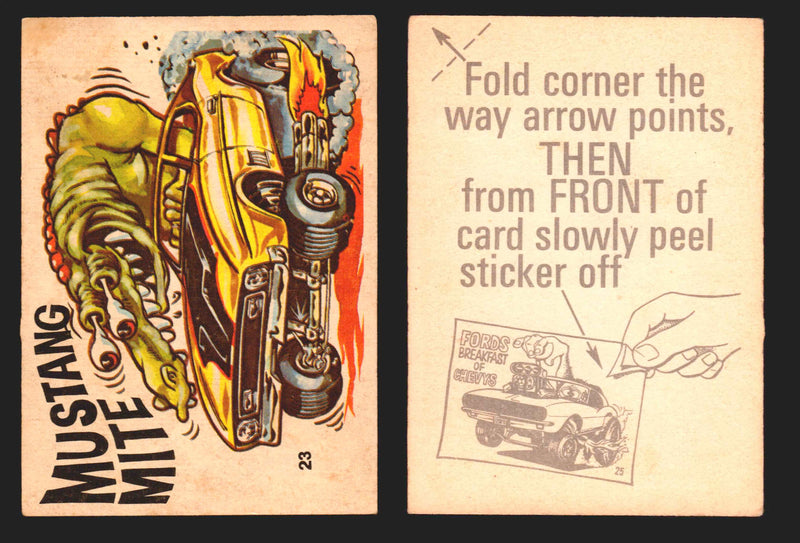 1970 Odd Rods All Stars Sticker Trading Card Donruss #1-#66 You Pick Singles   - TvMovieCards.com