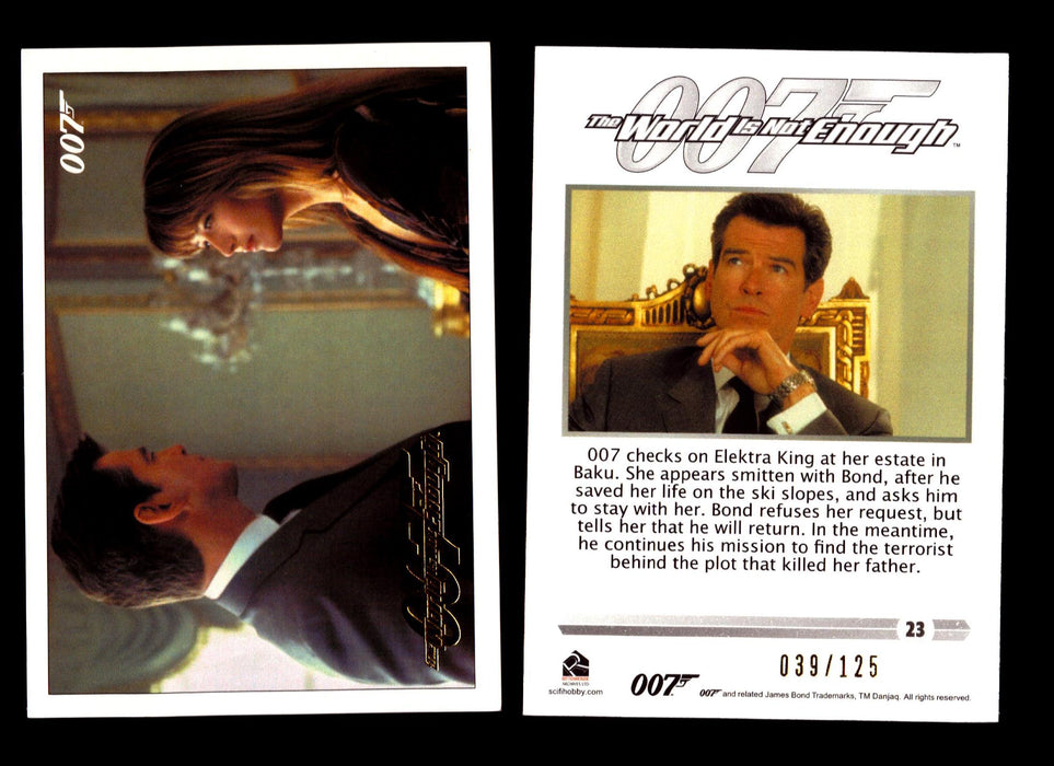 James Bond Classics 2016 World is Not Enough Gold Foil Parallel Card You Pick Nu #23  - TvMovieCards.com