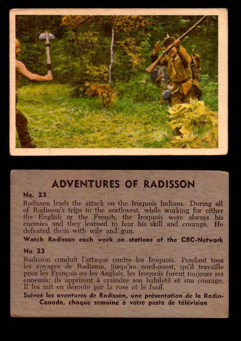 1957 Adventures of Radisson (Tomahawk) TV Vintage Card You Pick Singles #1-50 #23  - TvMovieCards.com