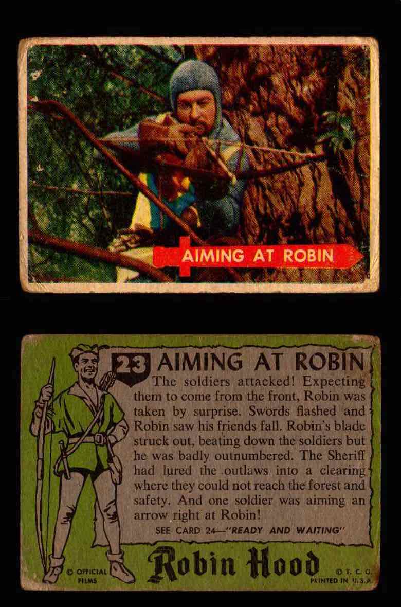 1957 Robin Hood Topps Vintage Trading Cards You Pick Singles #1-60 #23  - TvMovieCards.com