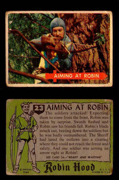 1957 Robin Hood Topps Vintage Trading Cards You Pick Singles #1-60 #23  - TvMovieCards.com
