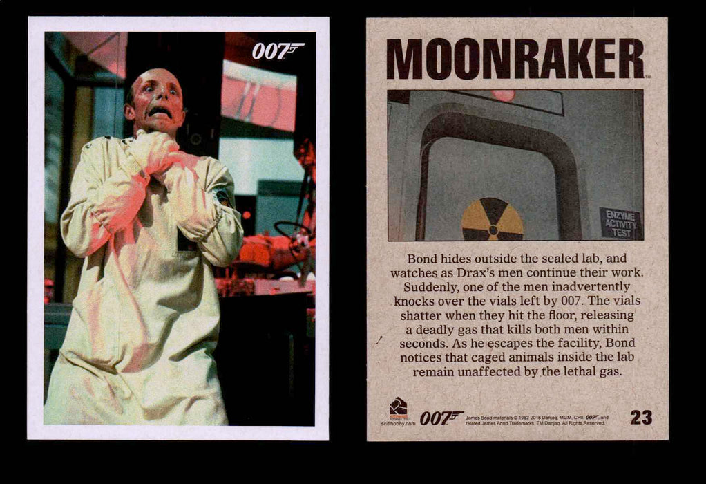James Bond Archives Spectre Moonraker Movie Throwback U Pick Single Cards #1-61 #23  - TvMovieCards.com