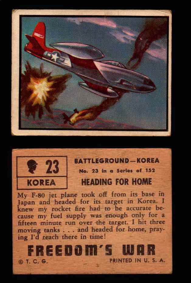 1950 Freedom's War Korea Topps Vintage Trading Cards You Pick Singles #1-100 #23  - TvMovieCards.com