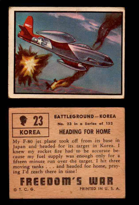 1950 Freedom's War Korea Topps Vintage Trading Cards You Pick Singles #1-100 #23  - TvMovieCards.com