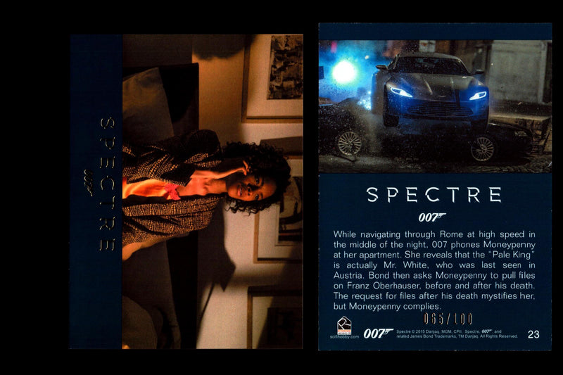James Bond Archives 2016 Spectre Gold Parallel Card You Pick Singles #1-#76 #23  - TvMovieCards.com