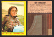 1971 The Partridge Family Series 1 Yellow You Pick Single Cards #1-55 Topps USA 23   Relaxing Outdoors  - TvMovieCards.com