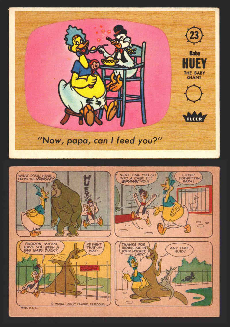 1960 Casper The Ghost Fleer Vintage Trading Card You Pick Singles #1-#66 23   "Now papa can I feed you?"  - TvMovieCards.com
