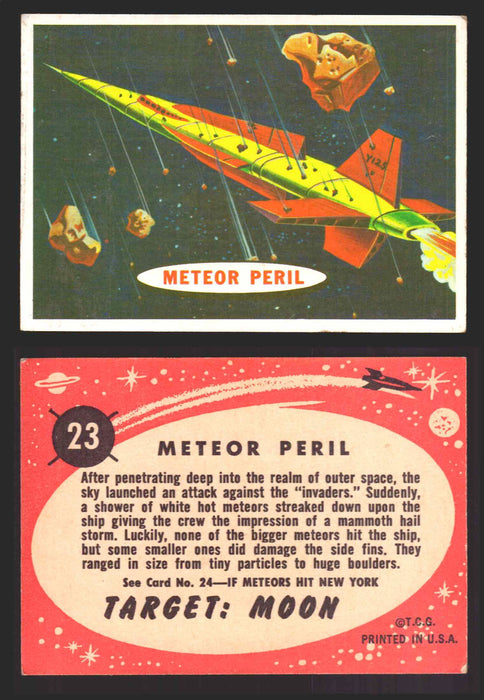 Space Cards Target Moon Cards Topps Trading Cards #1-88 You Pick Singles 23   Meteor Peril  - TvMovieCards.com