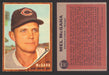 1962 Topps Baseball Trading Card You Pick Singles #200-#299 VG/EX #	242 Mel McGaha - Cleveland Indians RC  - TvMovieCards.com