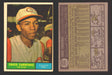 1961 Topps Baseball Trading Card You Pick Singles #200-#299 VG/EX #	244 Chico Cardenas - Cincinnati Reds  - TvMovieCards.com