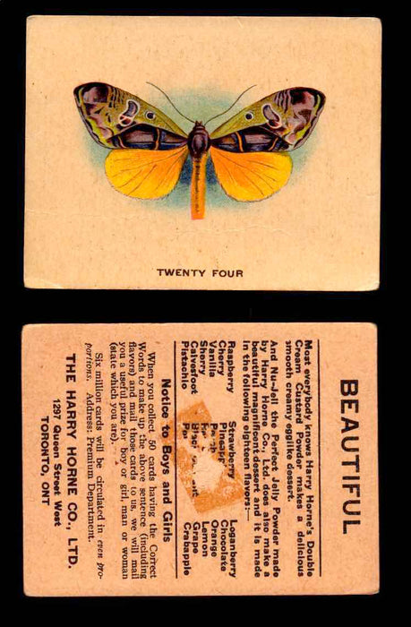 1925 Harry Horne Butterflies FC2 Vintage Trading Cards You Pick Singles #1-50 #24  - TvMovieCards.com