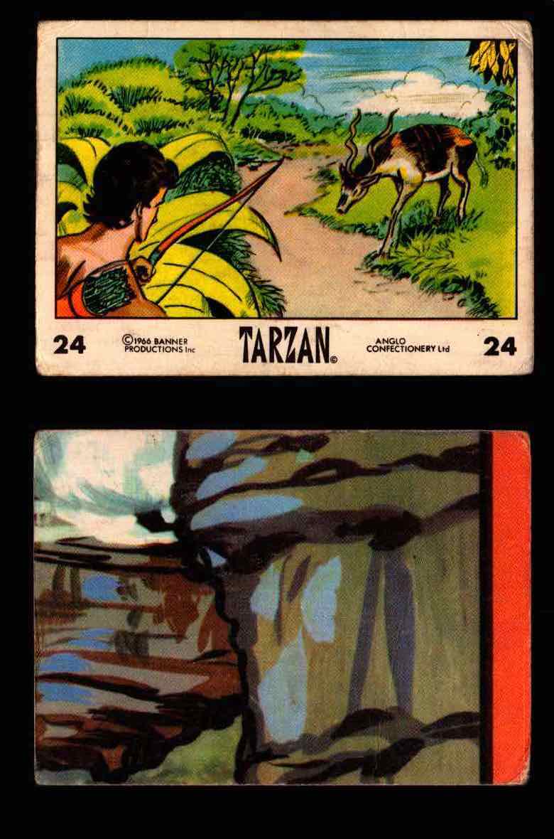1966 Tarzan Banner Productions Vintage Trading Cards You Pick Singles #1-66 #24  - TvMovieCards.com