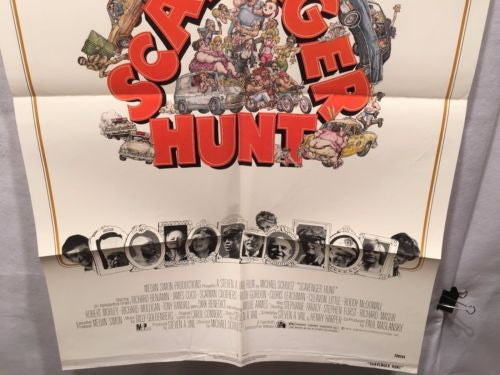 Original 1979 "Scavenger Hunt" 1 Sheet Movie Poster 27"x 41"   - TvMovieCards.com
