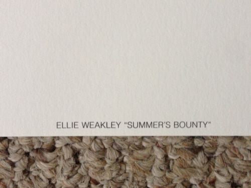 Ellie Weakley "Summer's Bounty" Lithograph Print Number/Signed   - TvMovieCards.com