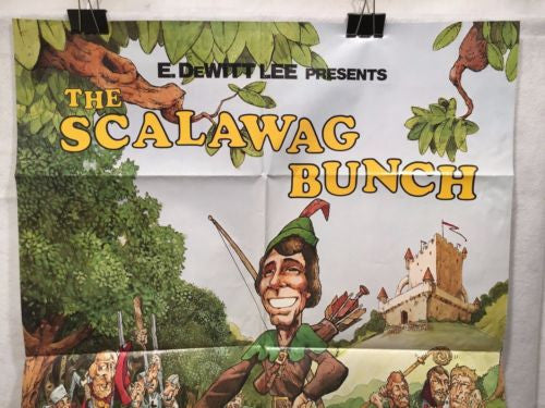 Original "Scalawag Bunch" 1 Sheet Movie Poster 36"x 27" Universal Cinema   - TvMovieCards.com