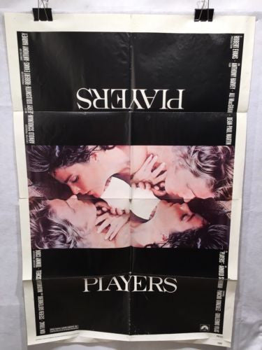Original 1979 "Players" 1 Sheet Movie Poster 27x 41"Ali MacGraw Dean-Paul Martin   - TvMovieCards.com