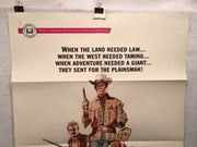 1966 Don Murray "The Plainsman" One Sheet Movie Poster - 27x41   - TvMovieCards.com