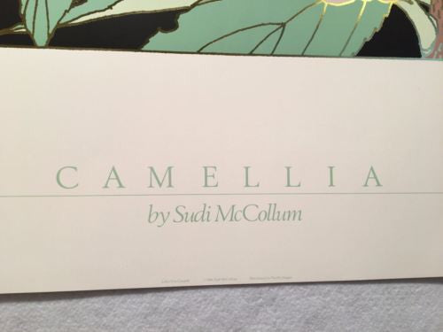 Camellia - Sudi Mccollum - Lithograph Art Print Poster 30" x 24"   - TvMovieCards.com