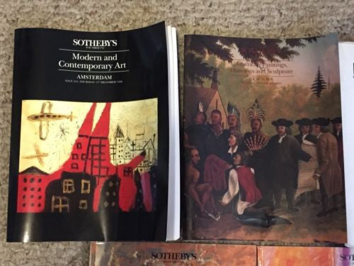 (5) Sotheby's Auction Catalog Lot Art Modern Contemporary American Impressionist   - TvMovieCards.com