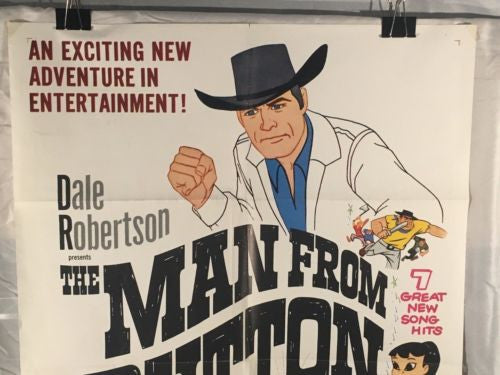 Original 1969 "Man from Button Willow" 1 Sheet Movie Poster 27"x 41"   - TvMovieCards.com