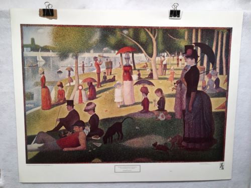Georges Seurat Sunday Afternoon on the Island of La Grande Jatte Poster 29 x 22   - TvMovieCards.com