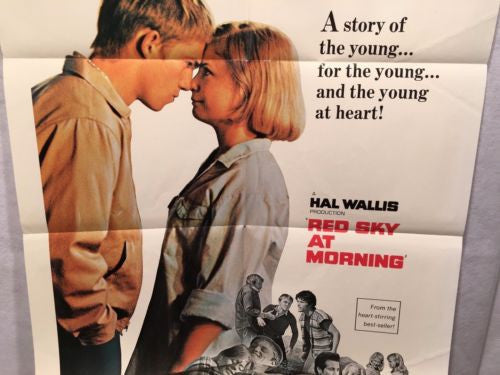 Original 1971 "Red Sky at Morning" 1 Sheet Movie Poster 27"x 41" Catherine Burns   - TvMovieCards.com