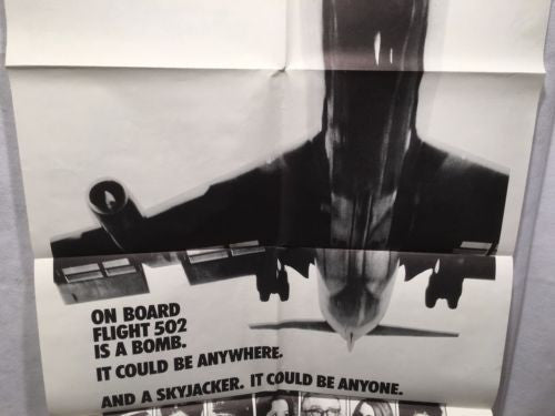 Original 1972 "Skyjacked" 1 Sheet Movie Poster 27"x 41" Charlton Heston   - TvMovieCards.com