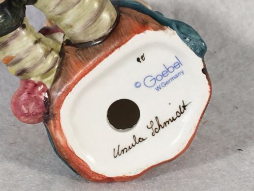 Goebel Hummel Figurine TMK6 #432 "Knit One Purl One" Artist Signed Unula Schmidt   - TvMovieCards.com