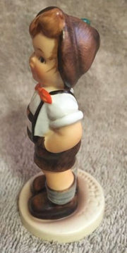 Goebel Hummel Figurine TMK7 630 "For Keeps" Hummel Club 3.5"   - TvMovieCards.com