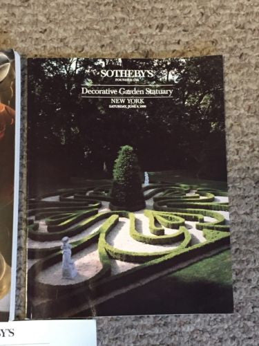 (5) Sotheby's Auction Catalog Lot 20th Century Decorate Arts Garden Estate   - TvMovieCards.com