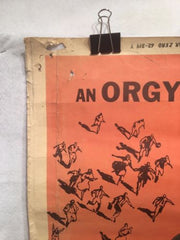 Vintage Original Panic in Year Zero Movie Poster - 1962 - Ray Milland 40"x60"   - TvMovieCards.com