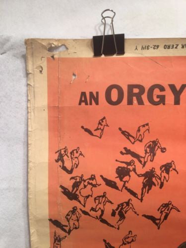 Vintage Original Panic in Year Zero Movie Poster - 1962 - Ray Milland 40"x60"   - TvMovieCards.com