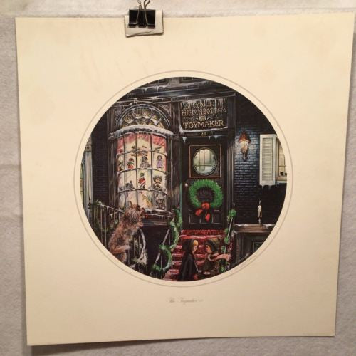 James Milton Smith "The Toymaker" Signed Lithograph Print 616/750   - TvMovieCards.com