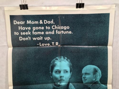 Original 1971 "T.R. Baskin" 1 Sheet Movie Poster 27x 41" Candice Bergen   - TvMovieCards.com