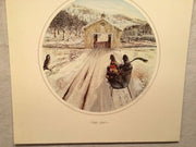 James Milton Smith "Sleigh Ride" Signed Lithograph Print 616/750   - TvMovieCards.com